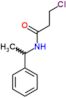 3-chloro-N-(1-phenylethyl)propanamide