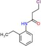 3-chloro-N-(2-ethylphenyl)propanamide