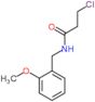 3-chloro-N-(2-methoxybenzyl)propanamide