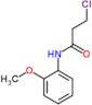 3-chloro-N-(2-methoxyphenyl)propanamide