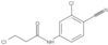 3-Chloro-N-(3-chloro-4-cyanophenyl)propanamide