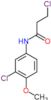 3-chloro-N-(3-chloro-4-methoxyphenyl)propanamide