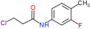 3-chloro-N-(3-fluoro-4-methylphenyl)propanamide