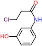 3-chloro-N-(3-hydroxyphenyl)propanamide