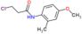 3-chloro-N-(4-methoxy-2-methylphenyl)propanamide