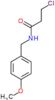 3-chloro-N-(4-methoxybenzyl)propanamide