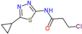 3-chloro-N-(5-cyclopropyl-1,3,4-thiadiazol-2-yl)propanamide