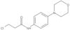 3-Chloro-N-[4-(4-morpholinyl)phenyl]propanamide