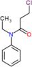 3-chloro-N-ethyl-N-phenylpropanamide