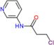 3-chloro-N-pyridin-3-ylpropanamide