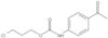 Carbamic acid, N-(4-acetylphenyl)-, 3-chloropropyl ester