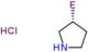 Pyrrolidine, 3-fluoro-, hydrochloride (1:1), (3R)-