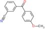 3-(4-methoxybenzoyl)benzonitrile