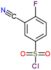 3-Cyano-4-fluorobenzenesulfonyl chloride