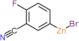 bromo-(3-cyano-4-fluoro-phenyl)zinc