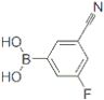 3-cyano-5-fluorophenylboronic acid