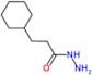 3-cyclohexylpropanehydrazide