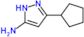 3-cyclopentyl-1H-pyrazol-5-amine