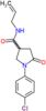 1-(4-chlorophenyl)-5-oxo-N-prop-2-en-1-ylpyrrolidine-3-carboxamide