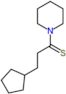 1-(3-cyclopentylpropanethioyl)piperidine