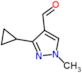 3-cyclopropyl-1-methyl-1H-pyrazole-4-carbaldehyde