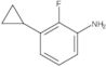 3-Cyclopropyl-2-fluorobenzenamine