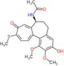 N-[(7S)-3-hydroxy-1,2-dimethoxy-10-(methylsulfanyl)-9-oxo-5,6,7,9-tetrahydrobenzo[a]heptalen-7-yl]acetamide
