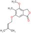 4-methoxy-5-methyl-6-[(3-methylbut-2-en-1-yl)oxy]-2-benzofuran-1(3H)-one