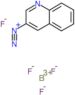 boron(+3) cation; quinoline-3-diazonium; tetrafluoride