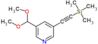 3-(Dimethoxymethyl)-5-[2-(trimethylsilyl)ethynyl]pyridine