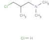 1-Propanamine, 3-chloro-N,N,2-trimethyl-, hydrochloride (1:1)