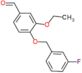 3-Ethoxy-4-[(3-fluorophenyl)methoxy]benzaldehyde