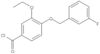 3-Ethoxy-4-[(3-fluorophenyl)methoxy]benzoyl chloride