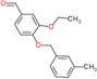 3-ethoxy-4-[(3-methylbenzyl)oxy]benzaldehyde