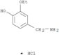 Phenol,4-(aminomethyl)-2-ethoxy-, hydrochloride (1:1)