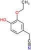 (3-ethoxy-4-hydroxyphenyl)acetonitrile