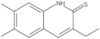 3-Ethyl-6,7-dimethyl-2(1H)-quinolinethione