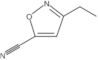 3-Ethyl-5-isoxazolecarbonitrile