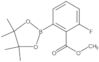 2-Fluoro-6-(4,4,5,5-tetramethyl-[1,3,2]dioxaborolan-2-yl)benzoic acid methyl ester