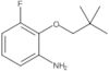 2-(2,2-Dimethylpropoxy)-3-fluorobenzenamine