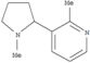 Pyridine,2-methyl-3-(1-methyl-2-pyrrolidinyl)-