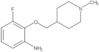 3-Fluoro-2-[(1-methyl-4-piperidinyl)methoxy]benzenamine