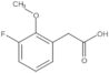 3-Fluoro-2-methoxybenzeneacetic acid