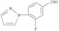 Benzaldehyde, 3-fluoro-4-(1H-pyrazol-1-yl)-