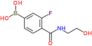 B-[3-Fluoro-4-[[(2-hydroxyethyl)amino]carbonyl]phenyl]boronic acid