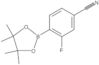3-Fluoro-4-(4,4,5,5-tetramethyl-1,3,2-dioxaborolan-2-yl)benzonitrile
