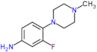 3-fluoro-4-(4-methylpiperazin-1-yl)aniline