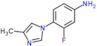 3-Fluoro-4-(4-methyl-1H-imidazol-1-yl)aniline