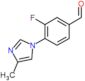 3-Fluoro-4-(4-methyl-1H-imidazol-1-yl)benzaldehyde