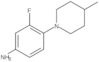 3-Fluoro-4-(4-methyl-1-piperidinyl)benzenamine